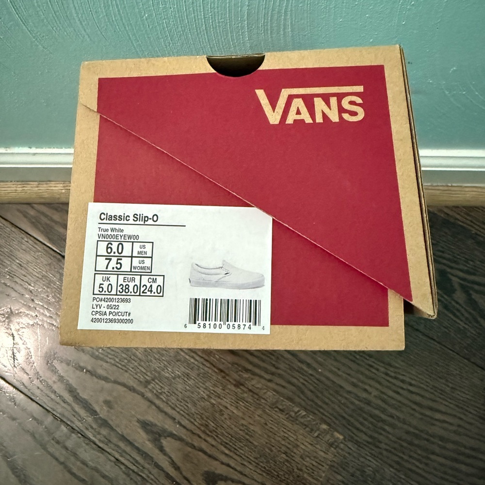 Vans White Slip-On Shoes - Picture 2 of 2